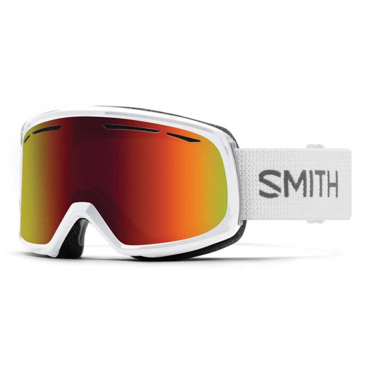  Smith Optics Drift Goggles Red Sol-X Mirror - White Frame