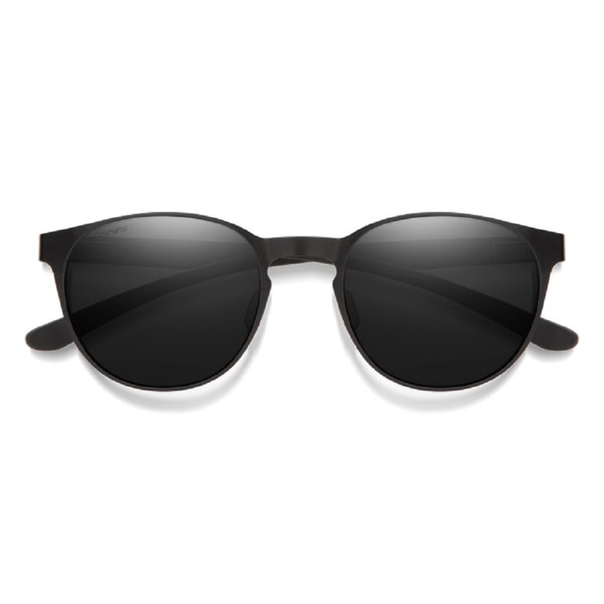  Smith Optics Eastbank Metal Sunglasses ChromaPop Polarized Black - Matte Black Frame