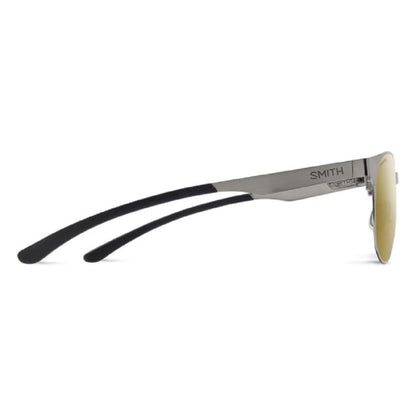  Smith Optics Eastbank Metal Sunglasses ChromaPop Polarized Bronze Mirror - Brushed Gunmetal Frame