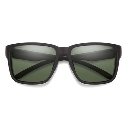  Smith Optics Emerge Sunglasses ChromaPop Polarized Gray Green Mirror - Matte Black Frame