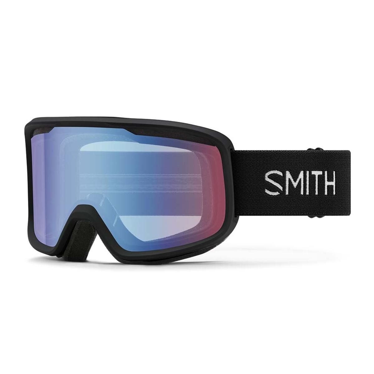  Smith Optics Frontier Goggles Blue Sensor Mirror - Black Frame