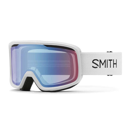  Smith Optics Frontier Goggles Blue Sensor Mirror - White Frame