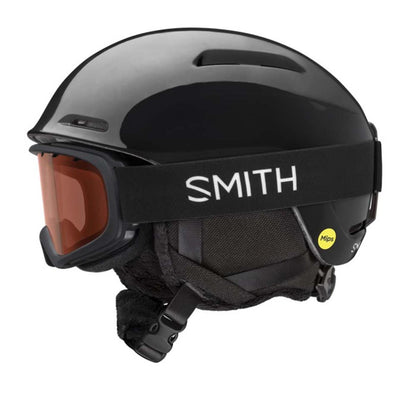  Smith Optics Glide Jr. Mips Youth Snow Helmets - Black