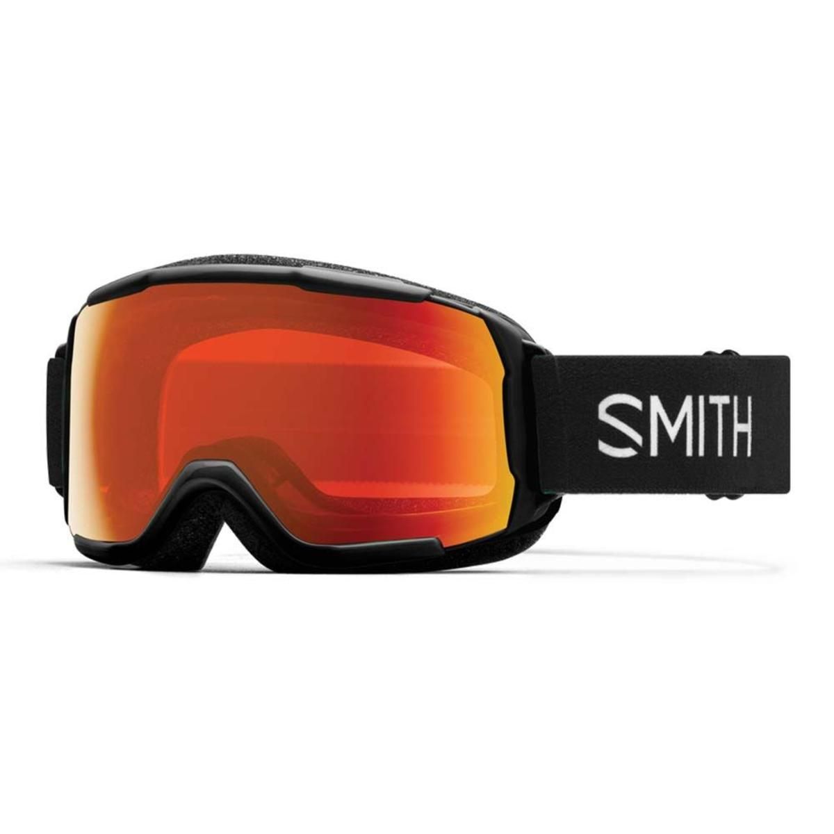  Smith Optics Grom Junior Goggles Chromapop Everyday Red Mirror - Black Frame