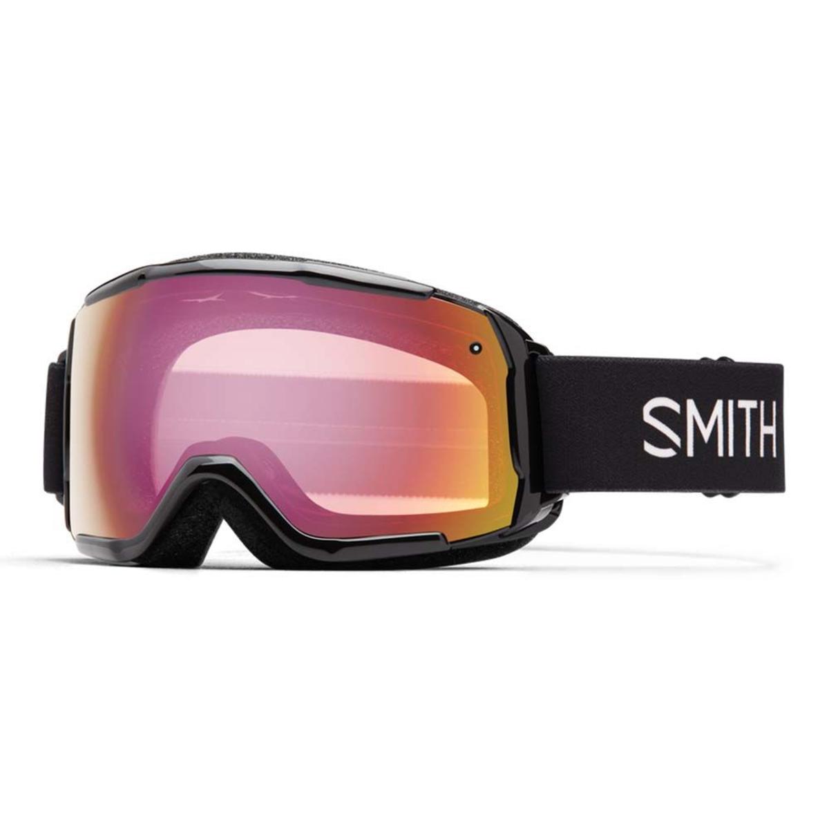  Smith Optics Grom Junior Goggles Red Sensor Mirror - Black Frame