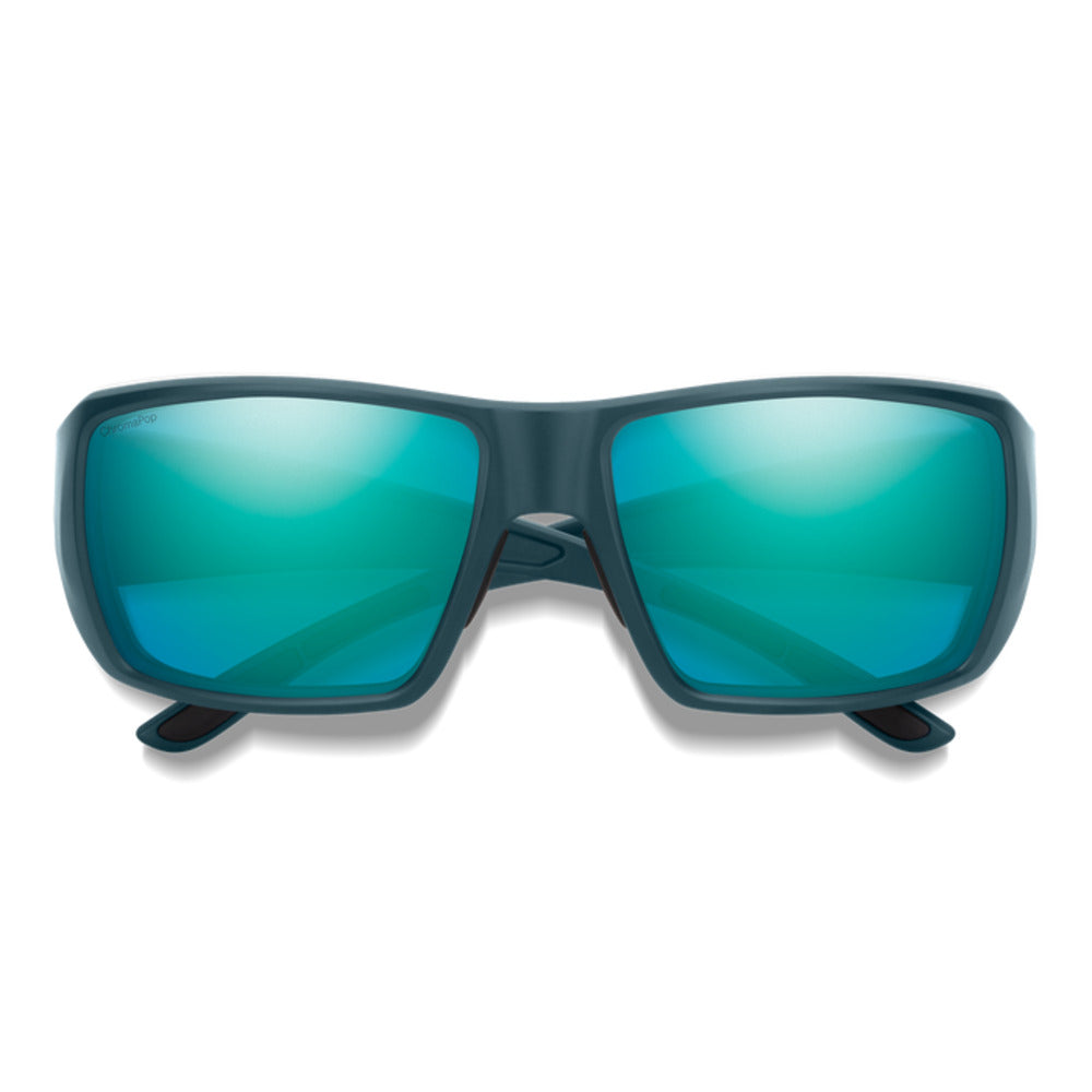  Smith Optics Guides Choice S Sunglasses ChromaPop Glass Polarized Opal Mirror - Matte Pacific Frame