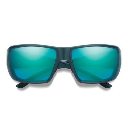  Smith Optics Guides Choice S Sunglasses ChromaPop Glass Polarized Opal Mirror - Matte Pacific Frame