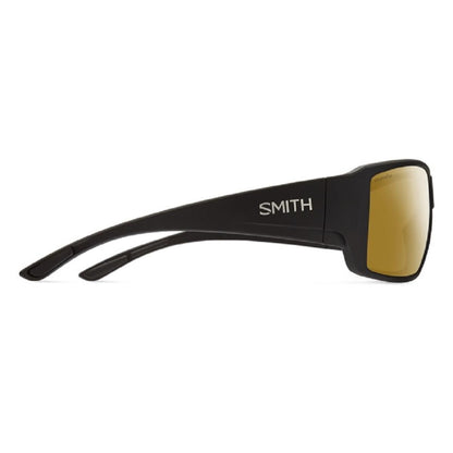  Smith Optics Guides Choice Sunglasses ChromaPop Glass Polarized Bronze Mirror - Matte Black Frame