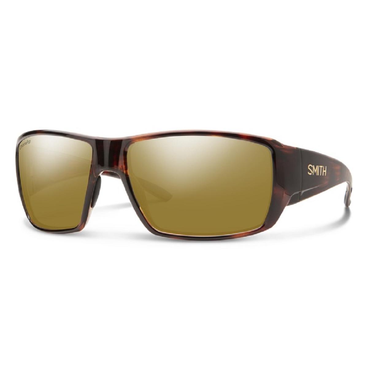  Smith Optics Guides Choice Sunglasses ChromaPop Glass Polarized Bronze Mirror - Tortoise Frame