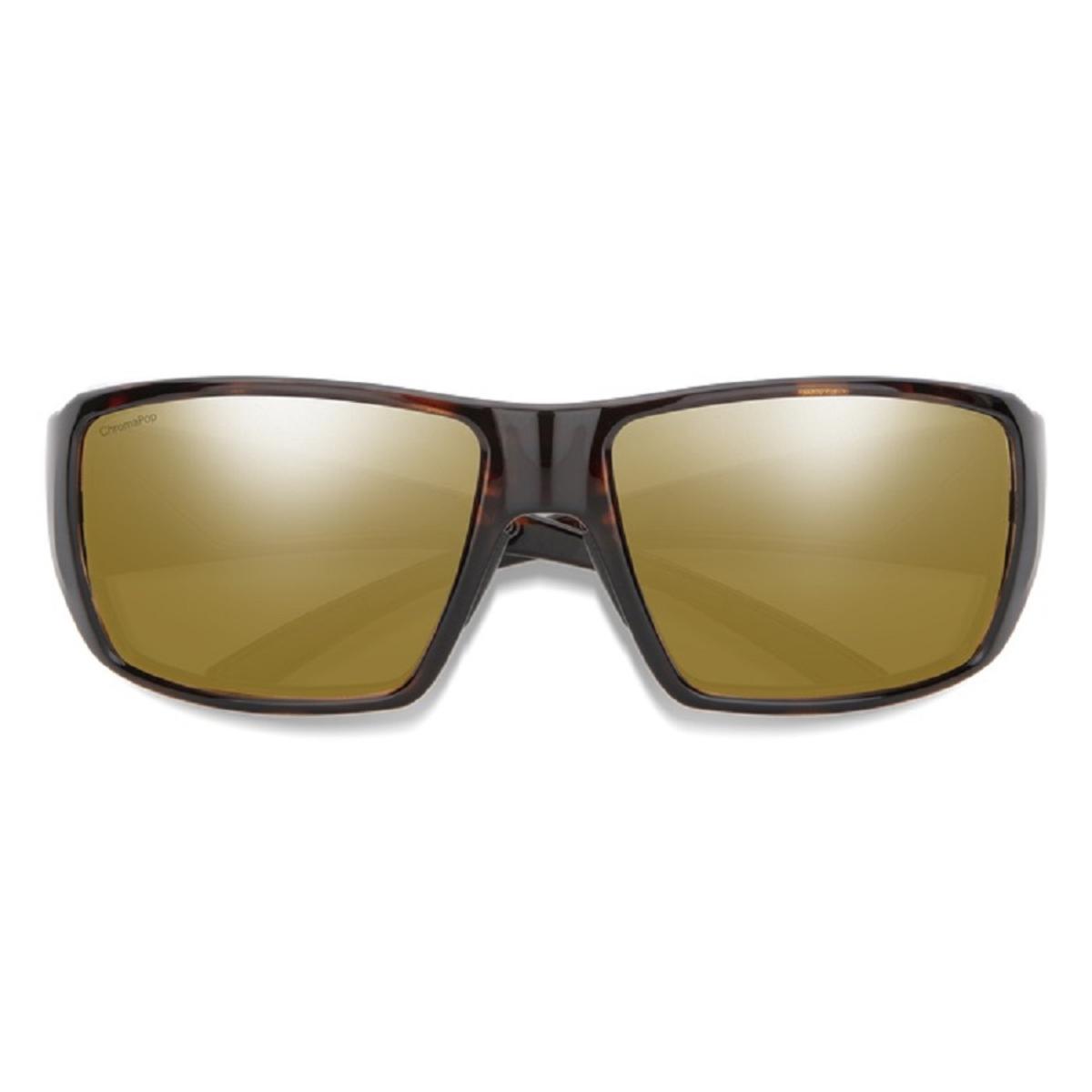  Smith Optics Guides Choice Sunglasses ChromaPop Glass Polarized Bronze Mirror - Tortoise Frame