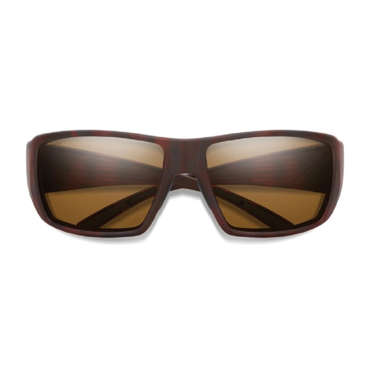  Smith Optics Guides Choice Sunglasses ChromaPop Glass Polarized Brown - Matte Tortoise Frame