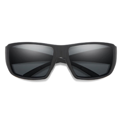  Smith Optics Guides Choice Sunglasses ChromaPop Glass Polarized Gray - Matte Black Frame