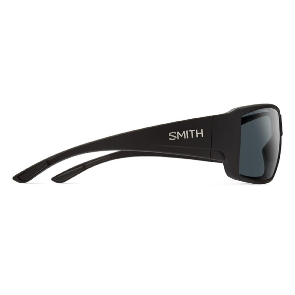  Smith Optics Guides Choice Sunglasses ChromaPop Glass Polarized Gray - Matte Black Frame