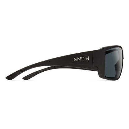  Smith Optics Guides Choice Sunglasses ChromaPop Glass Polarized Gray - Matte Black Frame