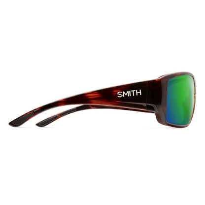  Smith Optics Guides Choice Sunglasses ChromaPop Glass Polarized Green Mirror - Tortoise Frame
