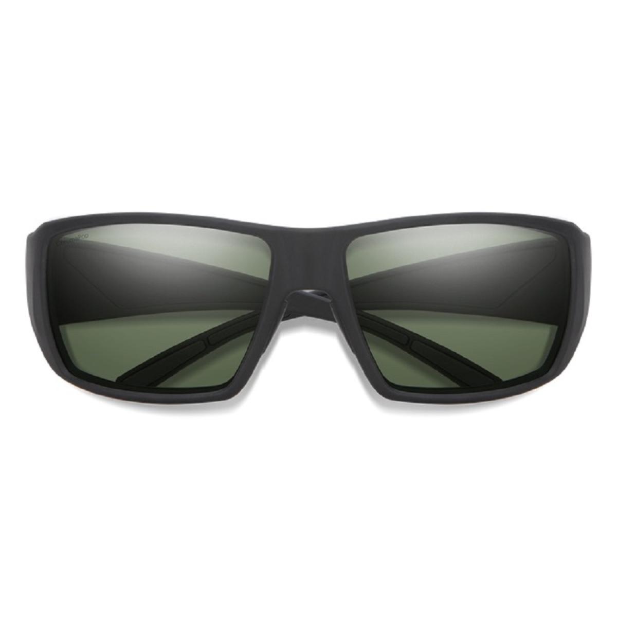  Smith Optics Guides Choice Sunglasses ChromaPop Polarized Gray Green - Matte Black Frame