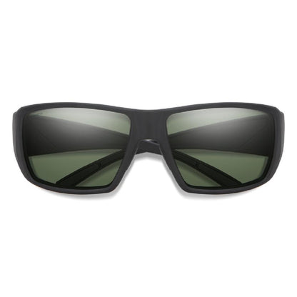 Smith Optics Guides Choice Sunglasses ChromaPop Polarized Gray Green - Matte Black Frame
