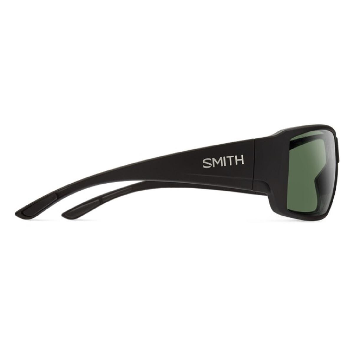  Smith Optics Guides Choice Sunglasses ChromaPop Polarized Gray Green - Matte Black Frame
