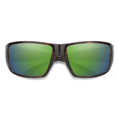  Smith Optics Guides Choice Sunglasses ChromaPop Polarized Green Mirror - Tortoise Frame