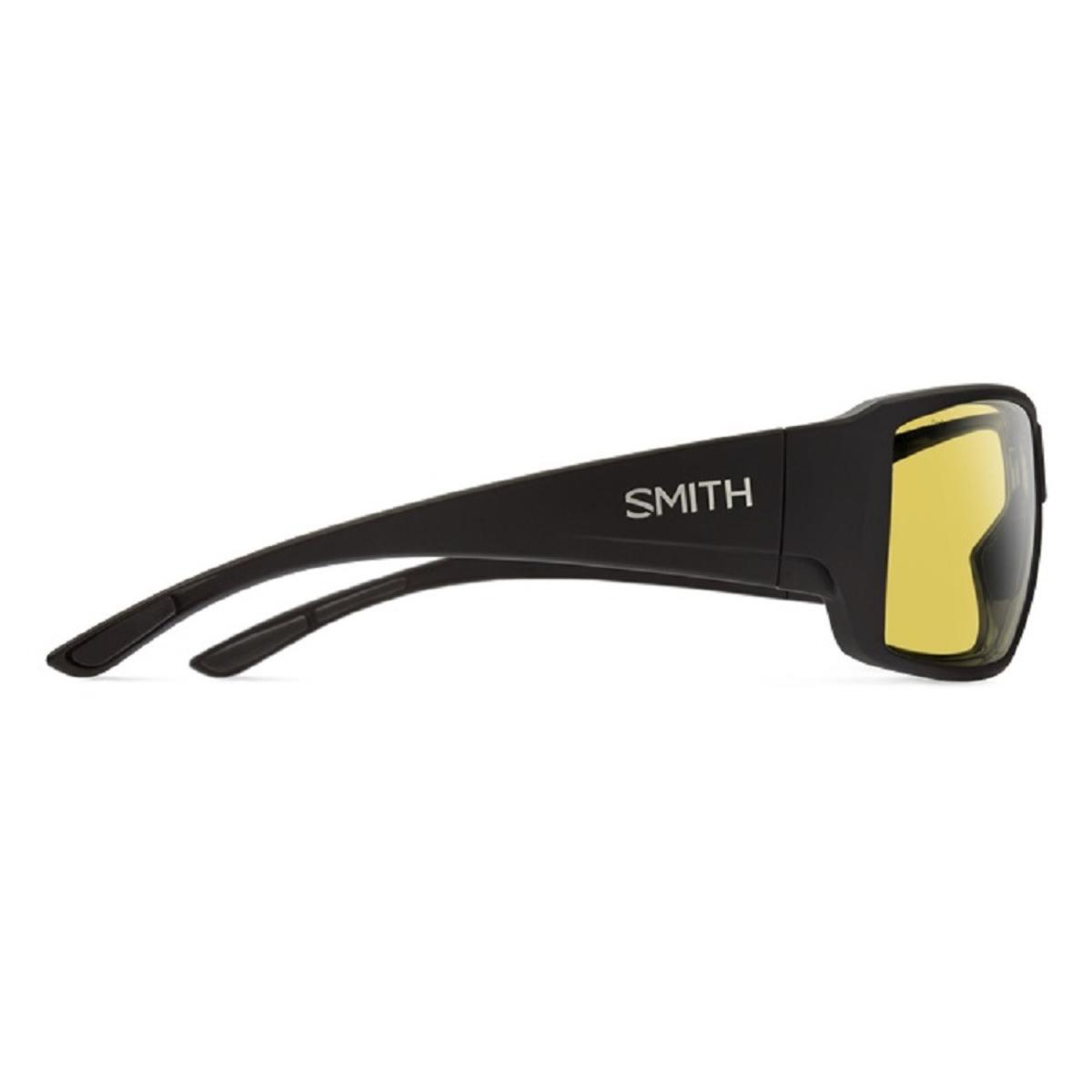  Smith Optics Guides Choice Sunglasses Chromapop Polarized Low Light Yellow - Matte Black Frame