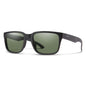  Smith Optics Headliner Sunglasses ChromaPop Polarized Gray Green Mirror - Matte Black Frame