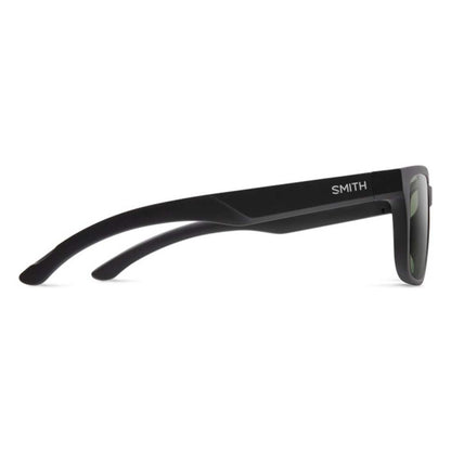  Smith Optics Headliner Sunglasses ChromaPop Polarized Gray Green Mirror - Matte Black Frame