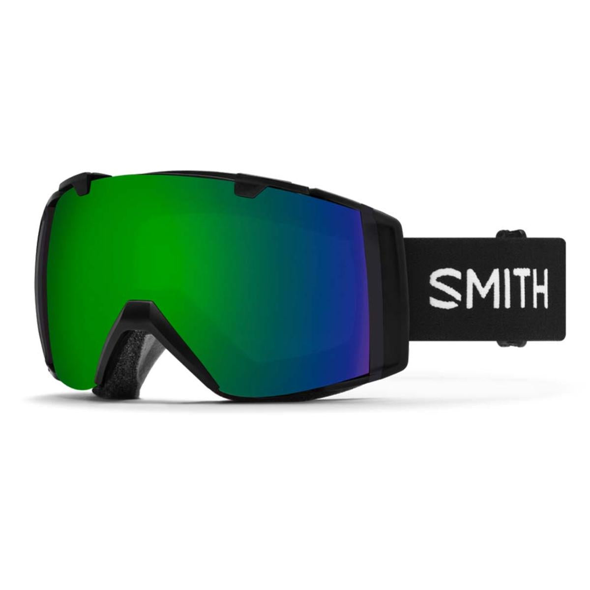  Smith Optics I/O Goggles Chromapop Sun Green Mirror - Black Frame