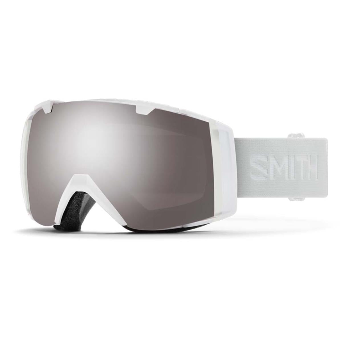  Smith Optics I/O Goggles Chromapop Sun Platinum Mirror - White Vapor Frame