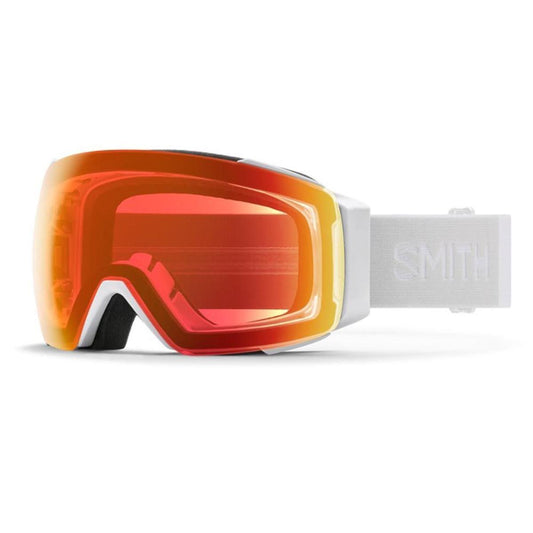  Smith Optics I/O MAG Goggles ChromaPop Everyday Red Mirror - White Vapor Frame
