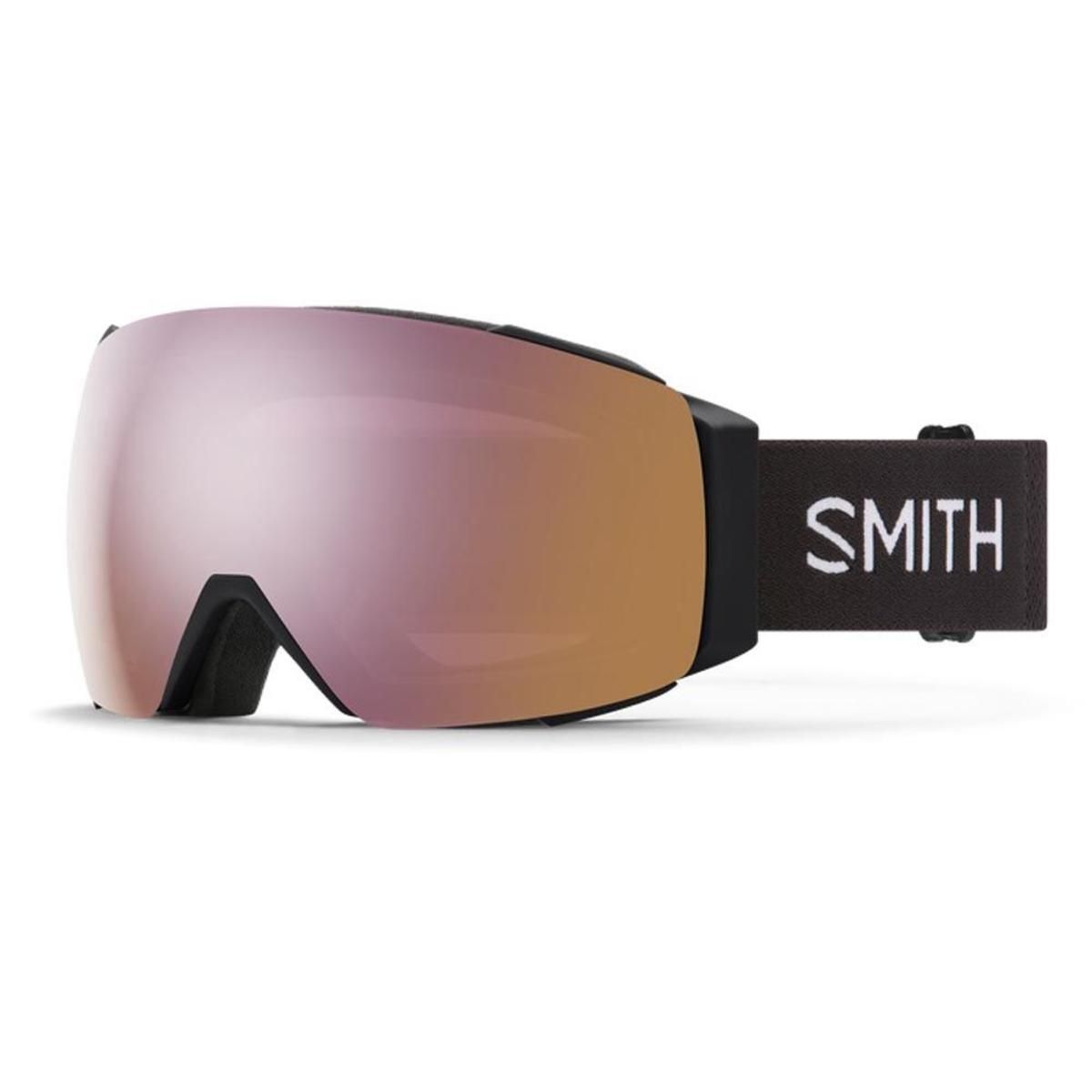  Smith Optics I/O MAG Goggles ChromaPop Everyday Rose Gold Mirror - Black Frame