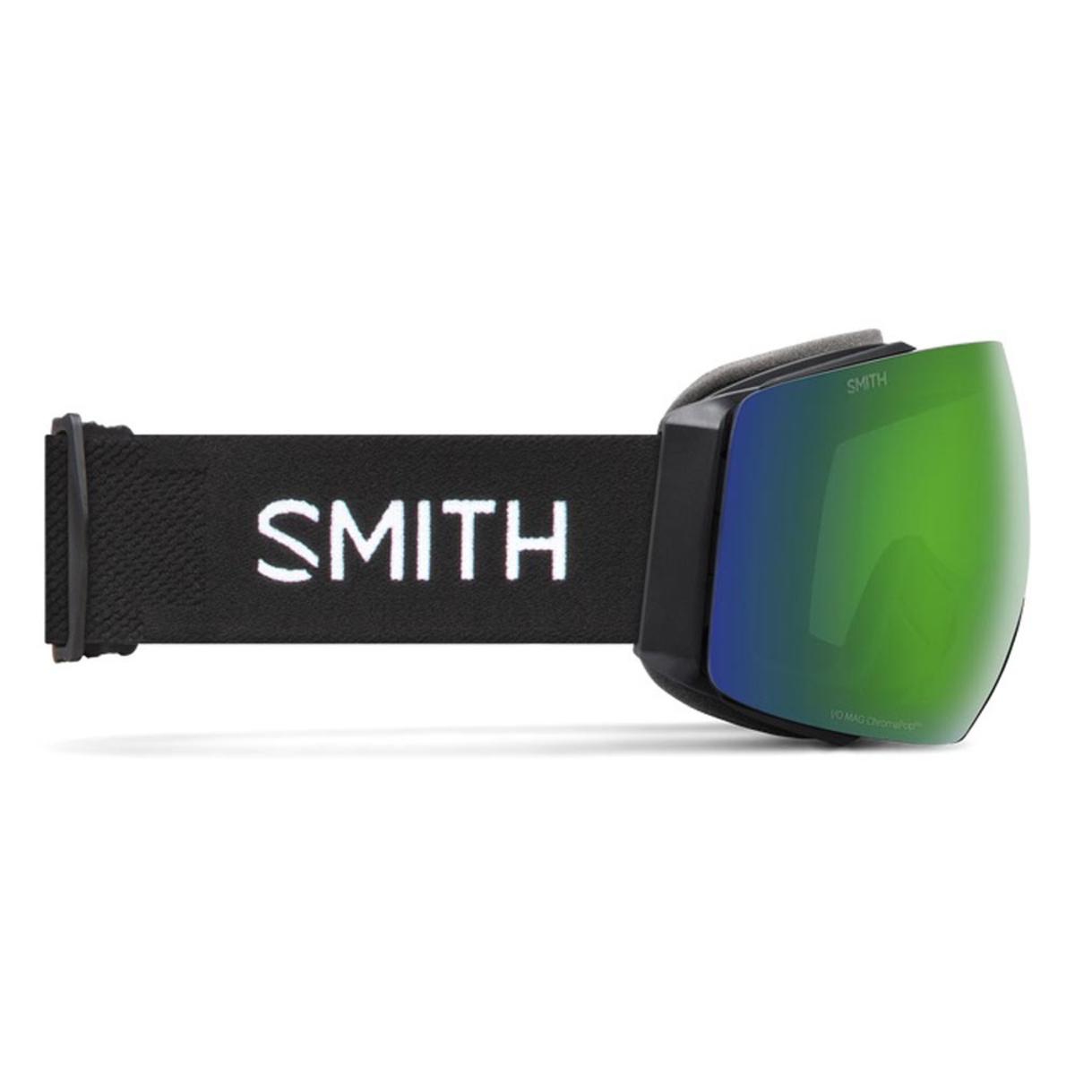  Smith Optics I/O MAG Goggles ChromaPop Sun Green Mirror - Black Frame