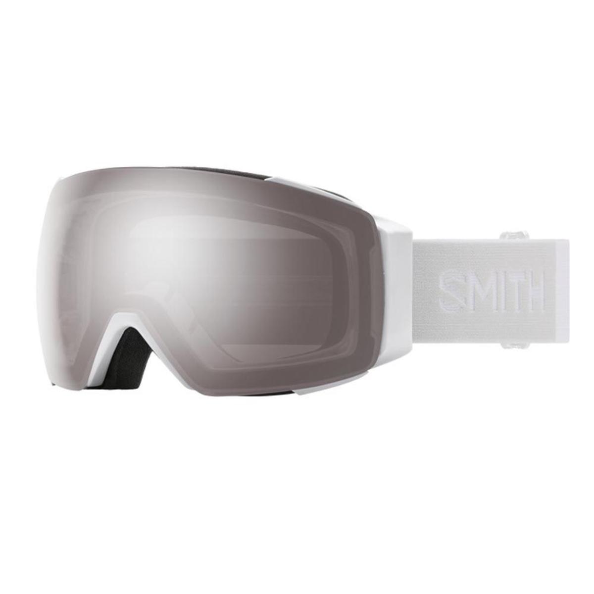  Smith Optics I/O MAG Goggles ChromaPop Sun Platinum Mirror - White Vapor Frame