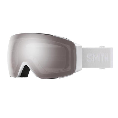  Smith Optics I/O MAG Goggles ChromaPop Sun Platinum Mirror - White Vapor Frame