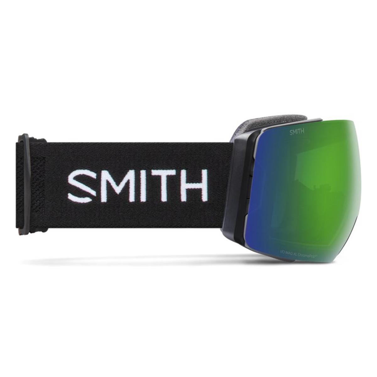  Smith Optics I/O MAG XL Goggles ChromaPop Sun Green - Black Frame