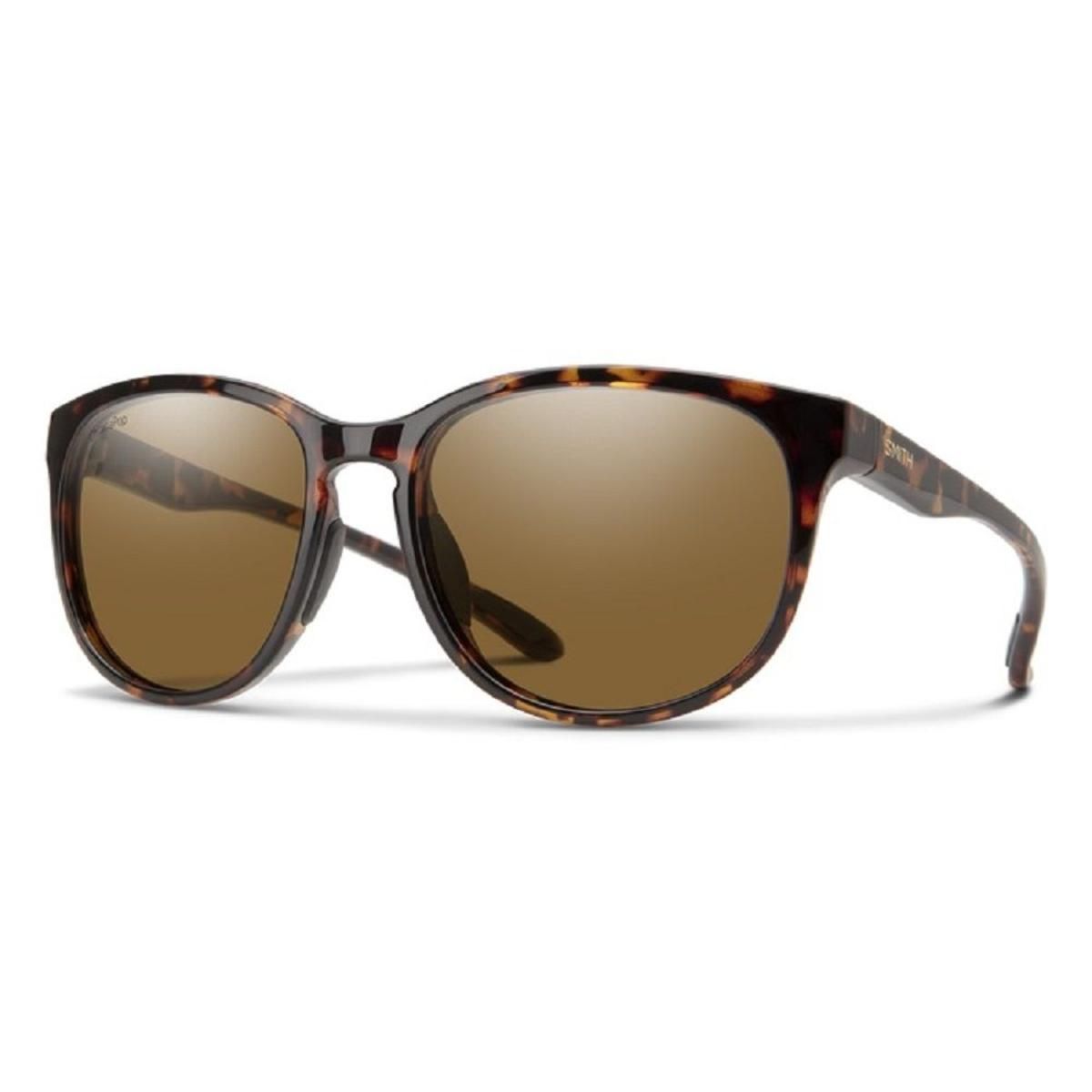  Smith Optics Lake Shasta Sunglasses ChromaPop Polarized Brown - Tortoise Frame
