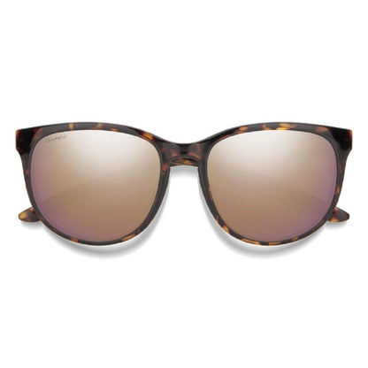  Smith Optics Lake Shasta Sunglasses ChromaPop Polarized Rose Gold Mirror - Tortoise Frame