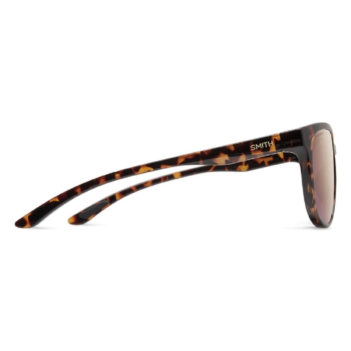  Smith Optics Lake Shasta Sunglasses ChromaPop Polarized Rose Gold Mirror - Tortoise Frame