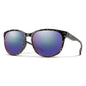  Smith Optics Lake Shasta Sunglasses ChromaPop Polarized Violet Mirror - Black Marble Frame