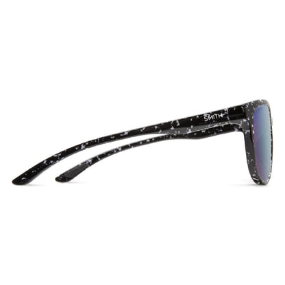  Smith Optics Lake Shasta Sunglasses ChromaPop Polarized Violet Mirror - Black Marble Frame