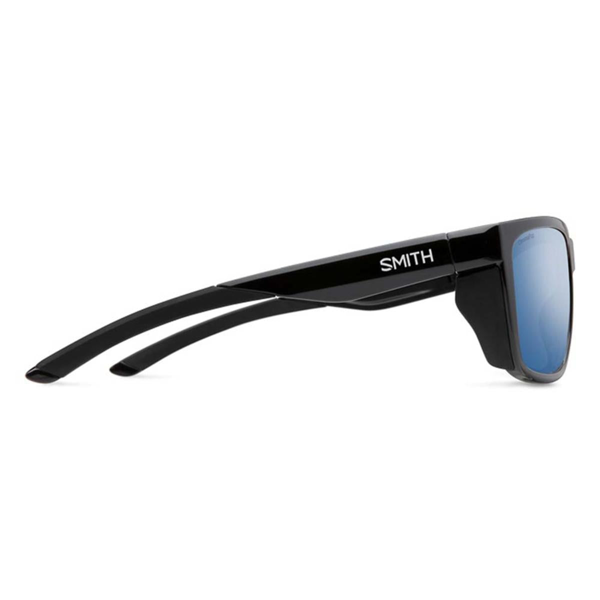  Smith Optics Longfin Sunglasses ChromaPop Polarized Blue Mirror - Black Frame