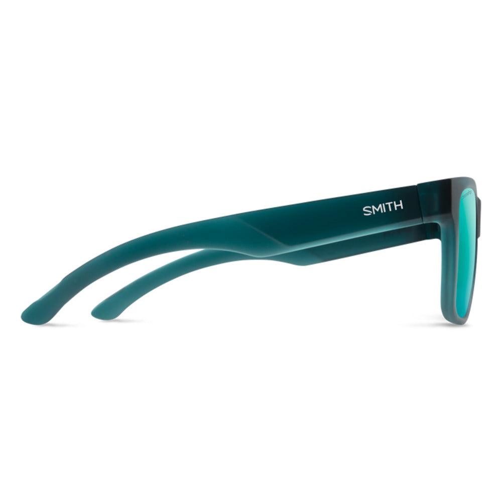  Smith Optics Lowdown 2 Sunglasses ChromaPop Glass Polarized Opal Mirror - Matte Pacific Crystal Frame