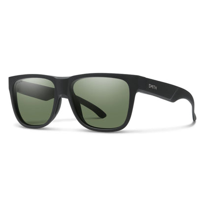 Smith Optics Lowdown 2 Sunglasses ChromaPop Gray Green - Matte Black Frame