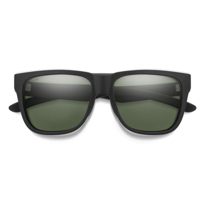 Smith Optics Lowdown 2 Sunglasses ChromaPop Gray Green - Matte Black Frame