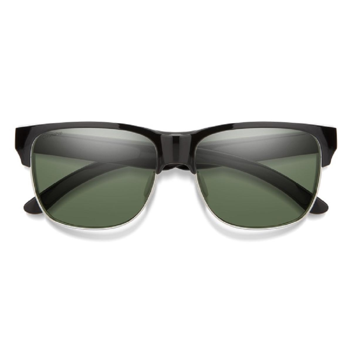  Smith Optics Lowdown Split Sunglasses ChromaPop Polarized Gray Green - Black Frame