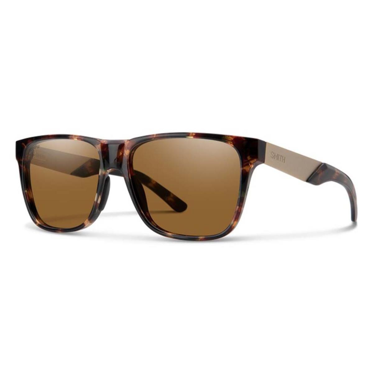  Smith Optics Lowdown Steel Sunglasses ChromaPop Polarized Brown - Dark Tortoise Frame