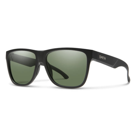  Smith Optics Lowdown XL 2 Sunglasses ChromaPop Gray Green - Matte Black Frame
