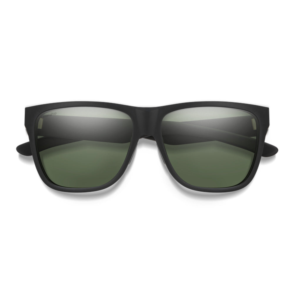  Smith Optics Lowdown XL 2 Sunglasses ChromaPop Gray Green - Matte Black Frame