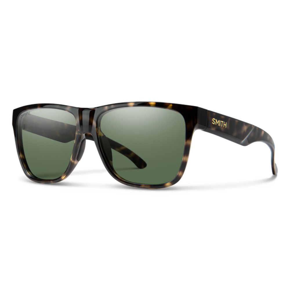  Smith Optics Lowdown XL 2 Sunglasses ChromaPop Polarized Gray Green - Vintage Tortoise Frame