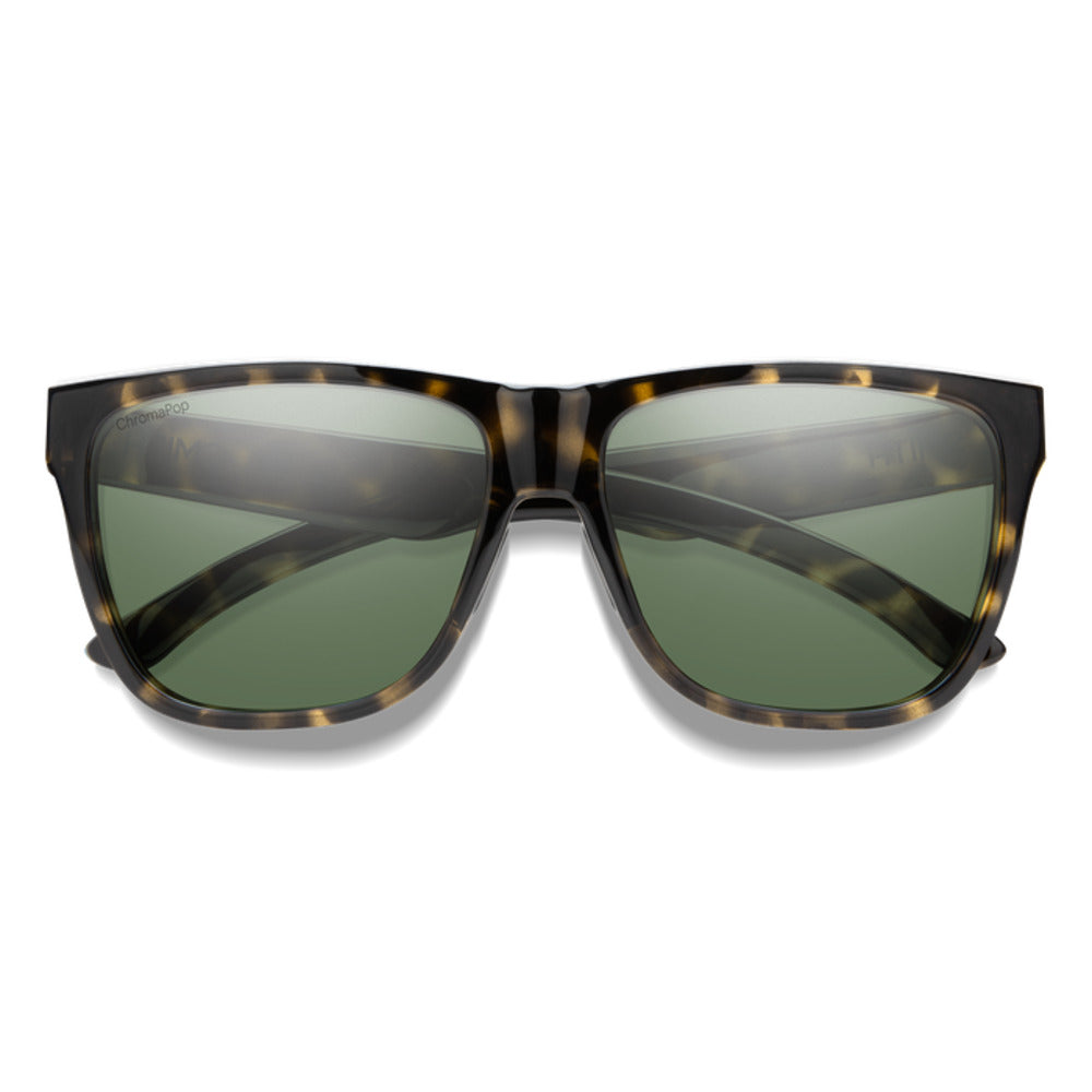  Smith Optics Lowdown XL 2 Sunglasses ChromaPop Polarized Gray Green - Vintage Tortoise Frame