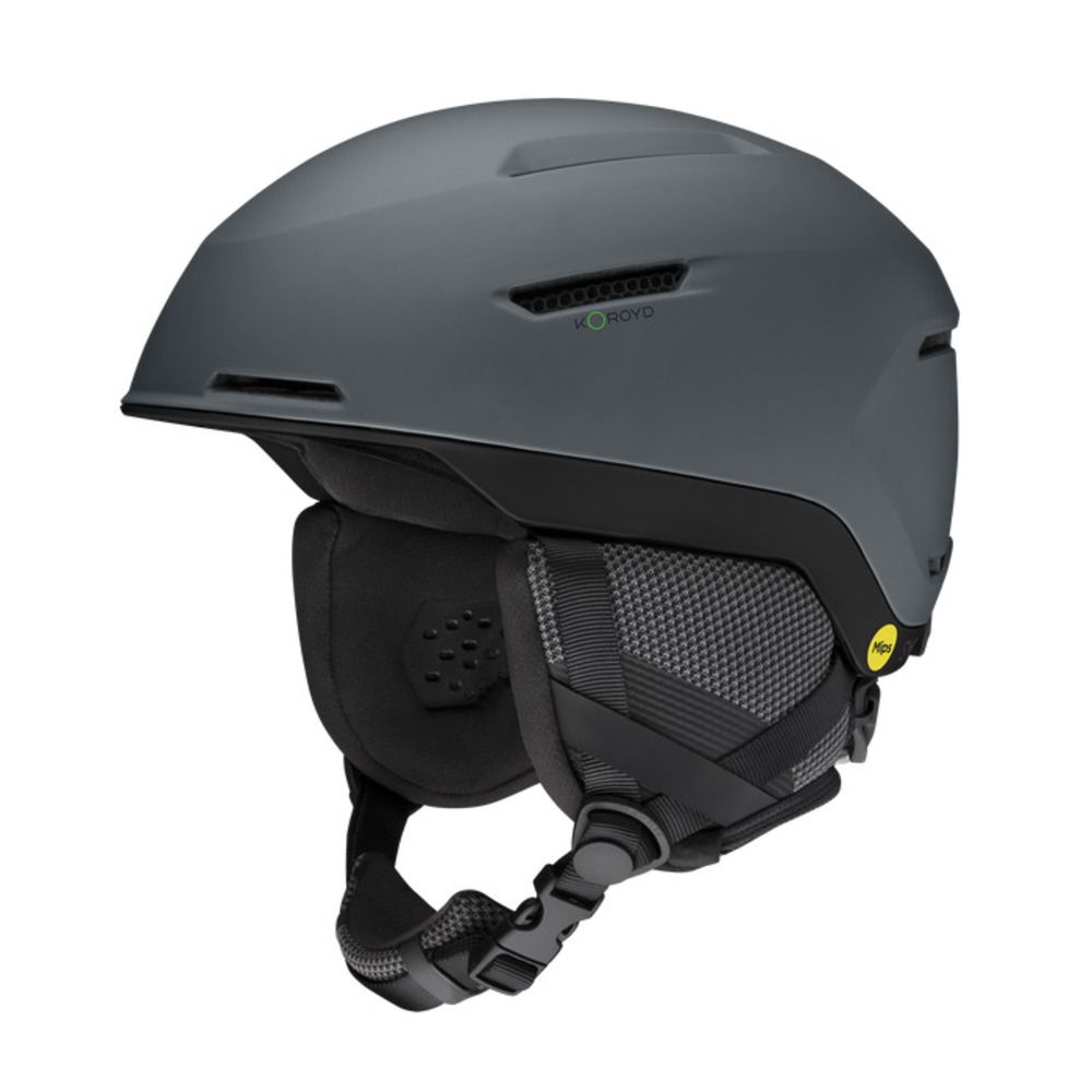  Smith Optics Mens Altus MIPS Ski Helmet - Matte Slate/Black